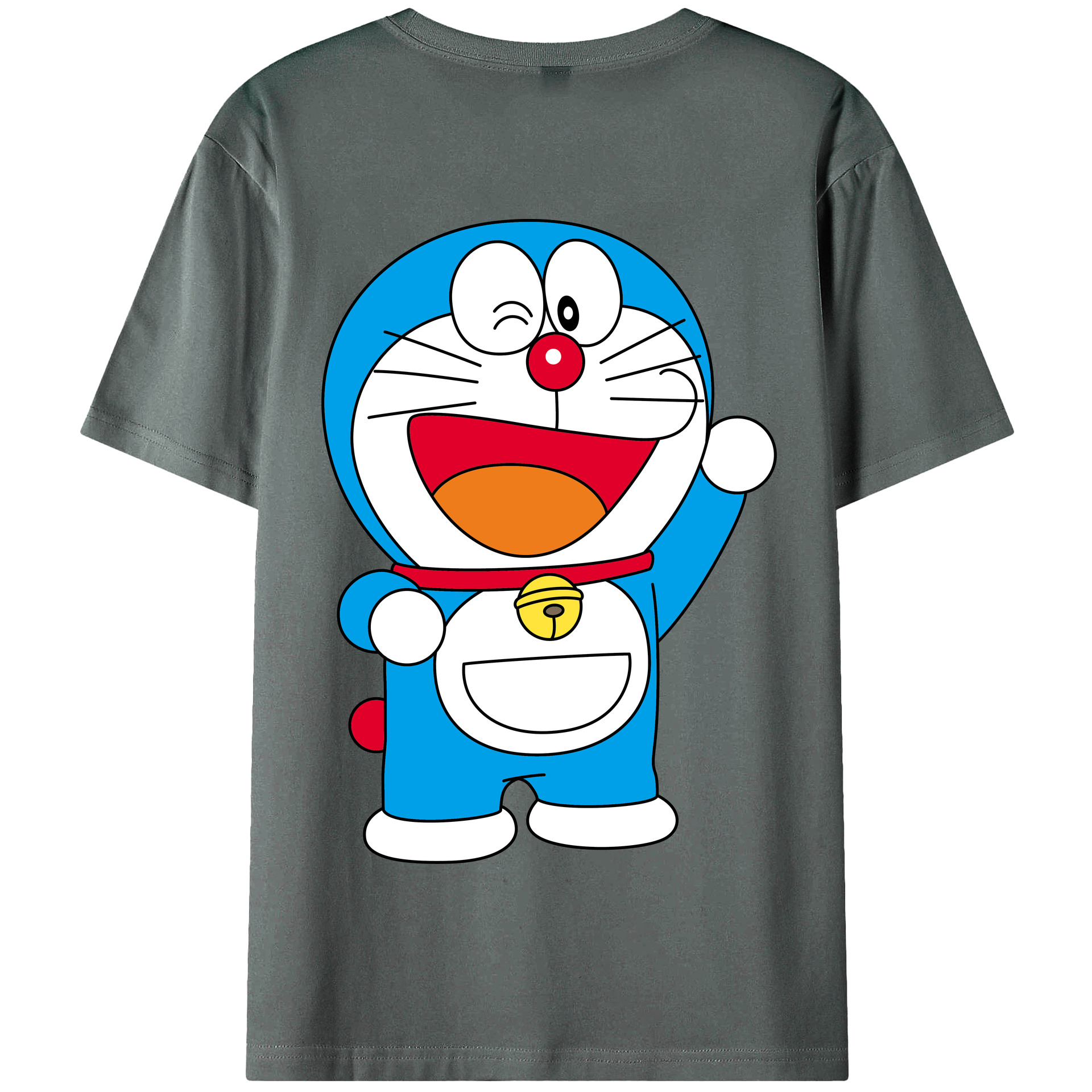 （画像用） ドラえもん Doraemon 綿100％半袖Tシャツ（背面プリント）